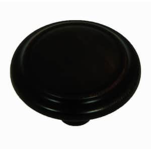 Sidney 1-1/4 in. Oil Rubbed Bronze Circular Cabinet Knob (10-Pack)