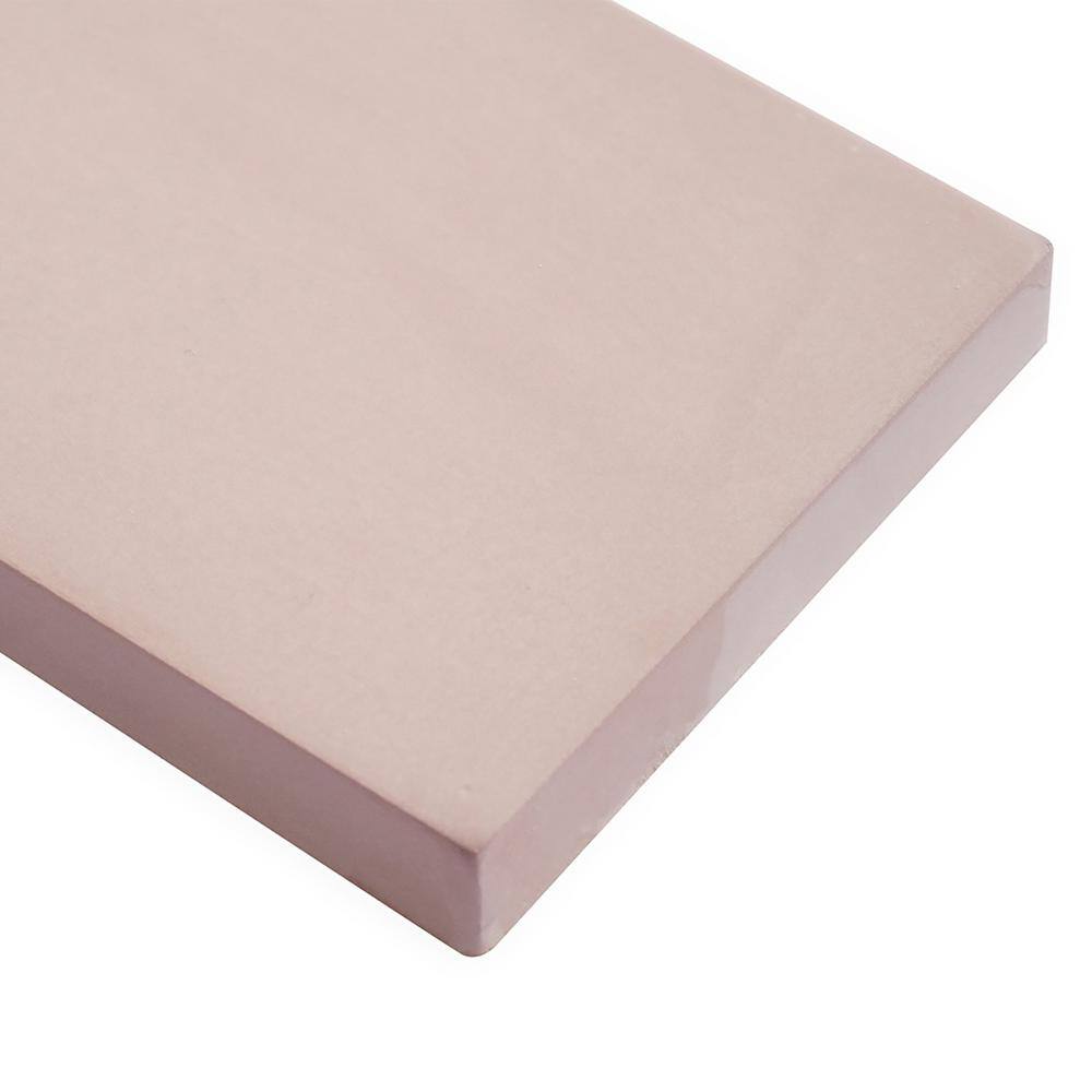 Terra Blend Pink Multi-Finish Lava Stone Subway Wall Tile
