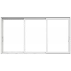 V4500 Multi-Slide 177 in. x 96 in. Universal Handing Low-E White Vinyl 3-Panel Prehung Patio Door