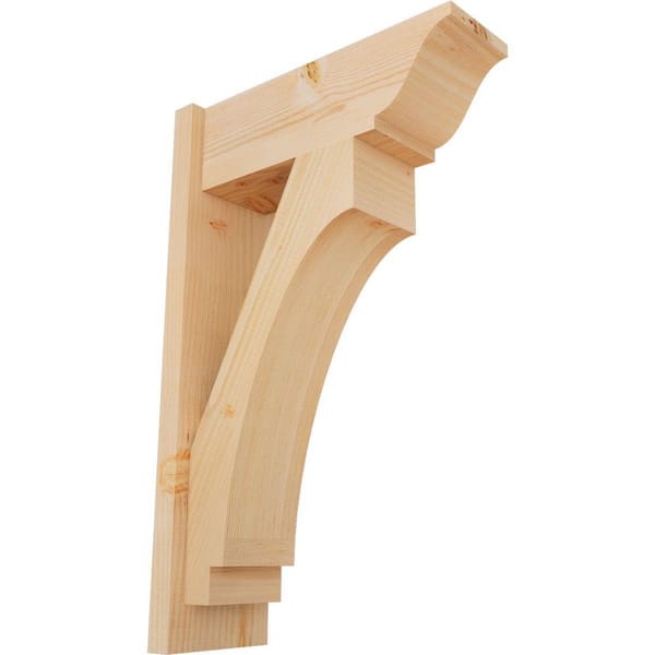 Ekena Millwork 8 in. x 32 in. x 20 in. Douglas Fir Imperial Traditional Smooth Outlooker