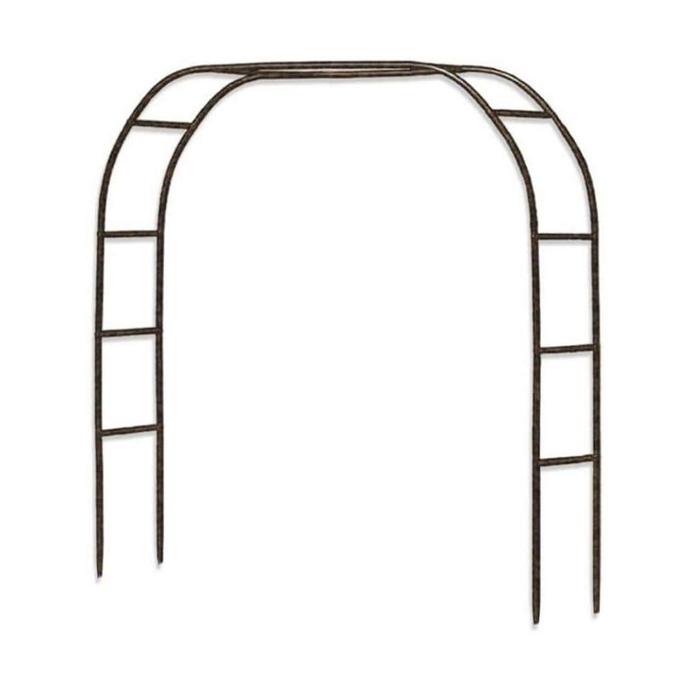 94.5 in. x 55.1 in. Brown Adjustable Wedding Arch Arbor Trellis Bridal Part