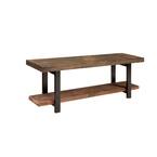 Alaterre Furniture Pomona Rustic Natural Bench-AMBA0320 - The Home Depot