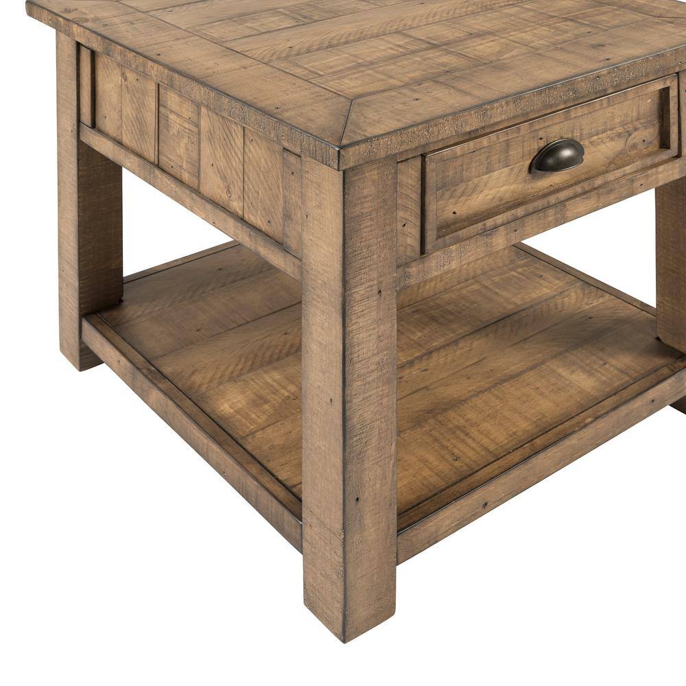 Reclaimed Natural 24 in. H Monterey End Table - thumbnail 6
