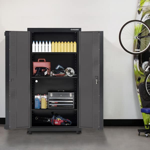 Husky Regular Duty 36 in. W x 72 in. H x 18 in. D 4-Shelf 22-Gauge