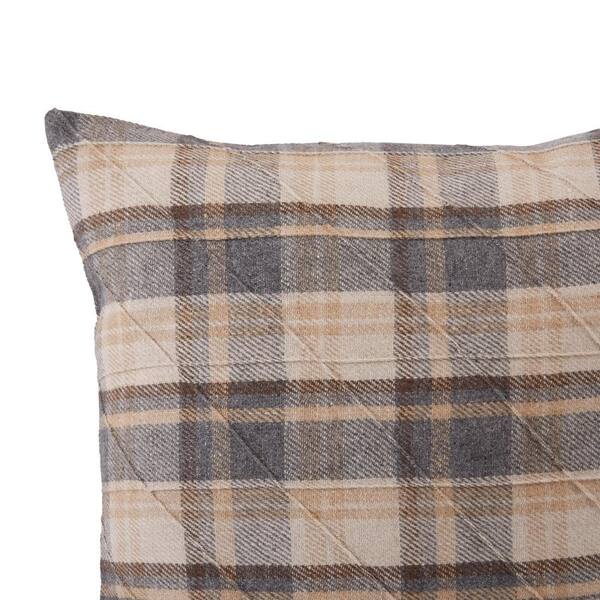 flannel throw pillows