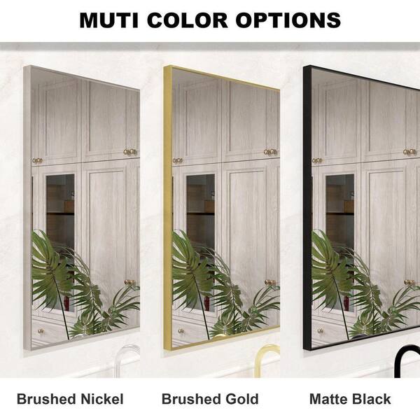 Sylanor 24 in. W x 30 in. H Rectangular Framed Wall Bathroom