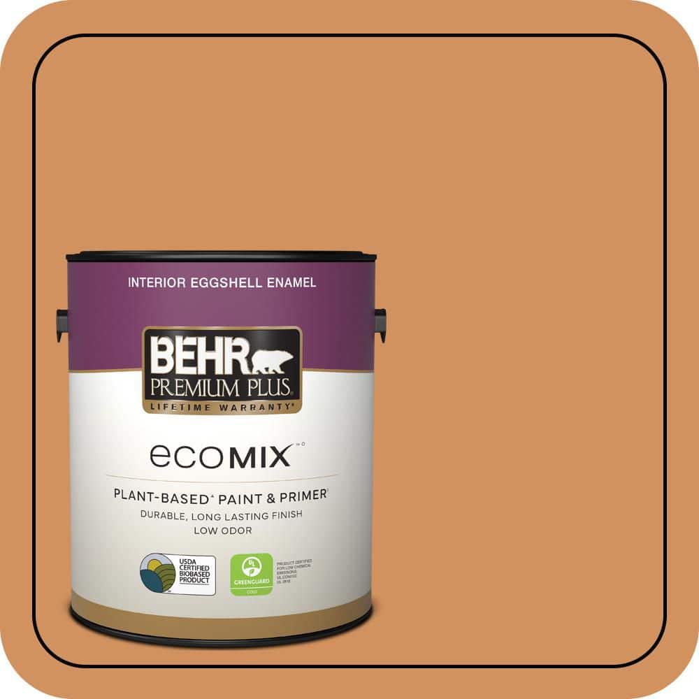 1 gal. #BIC-15 Golden Poppy Eggshell Enamel EcoMix Plant-Based Interior Paint & Primer price history on PriceWatchPro