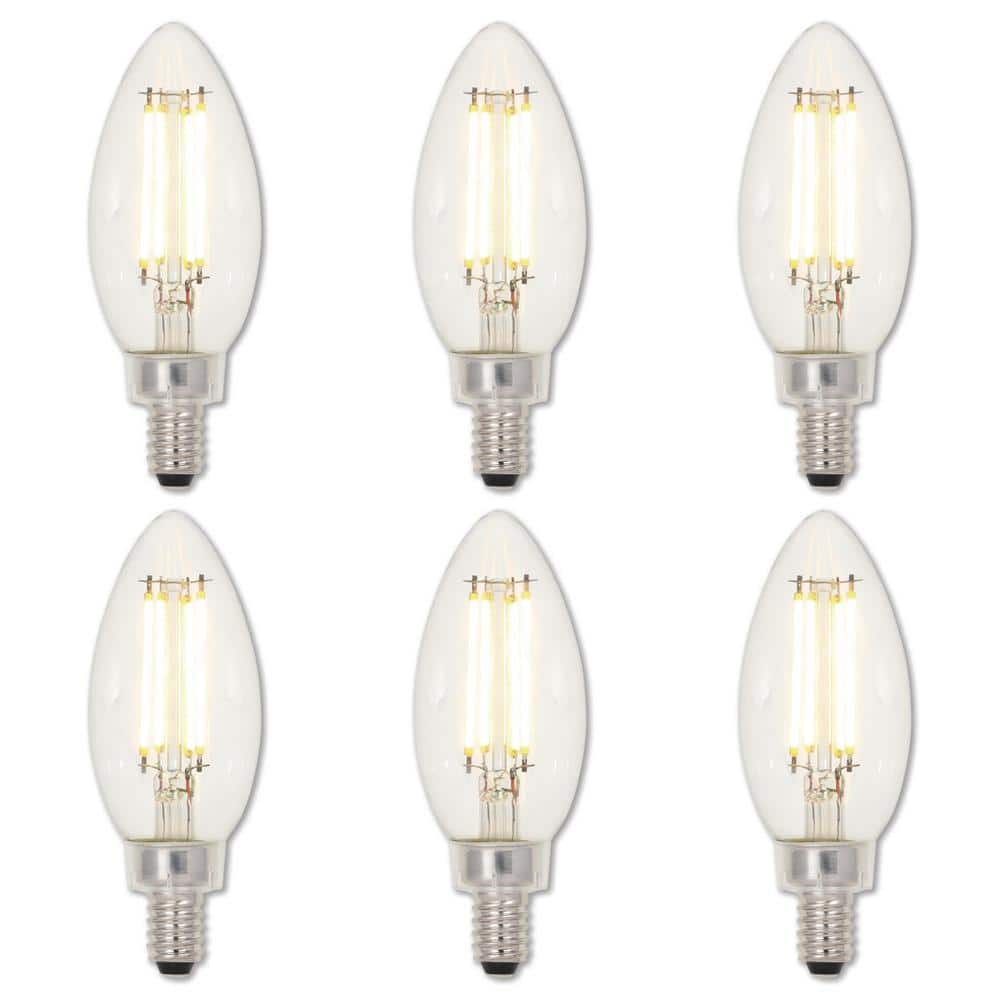 Photos - Light Bulb Westinghouse 40-Watt Equivalent B11 Dimmable Clear E12 Edison Filament LED  3 