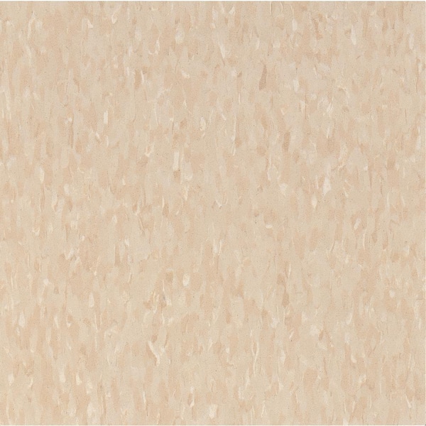Armstrong Flooring Imperial Texture VCT 12 in. x 12 in. Brushed Sand Standard Excelon Commercial Vinyl Tile (45 sq. ft. / case)