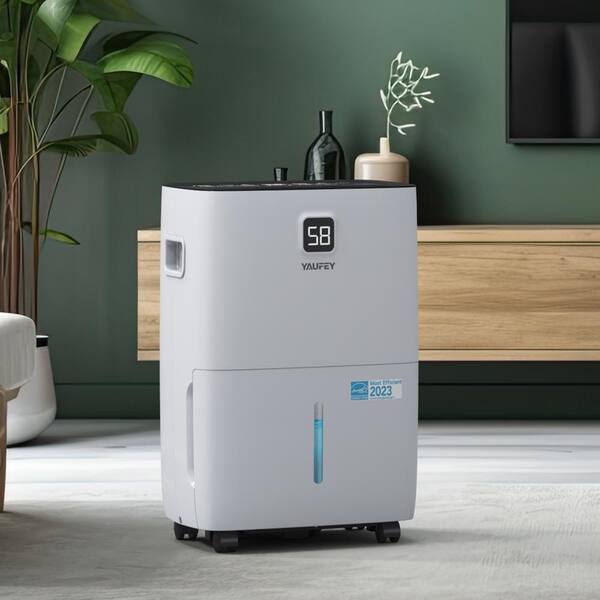 Yaufey 120-Pint Energy Star Dehumidifier for Home, Basement and Large Rooms  up to 6000 Sq. Ft, Powerful and Quiet - Bed Bath & Beyond - 39393017