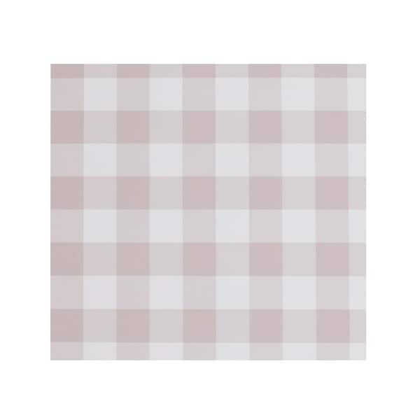 The Company Store Gingham Pink Peel and Stick Removable Wallpaper Panel (covers approx. 26 sq. ft.)
