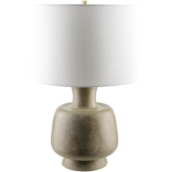 Livabliss Belton BLT-002 22 in. H x 15 in. W x 15 in. D Accent Table Lamp, Beige