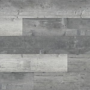 Take Home Sample - 7 in. x 7 in. Piedmont Harlan Gray Rigid Core Click Lock Luxury Vinyl Plank Flooring