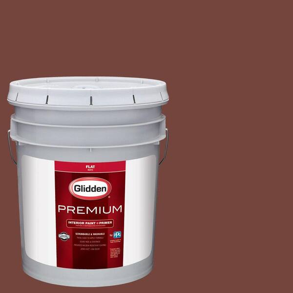 Glidden Premium 5-gal. #HDGO13D Old Redwood Semi-Gloss Latex Exterior Paint