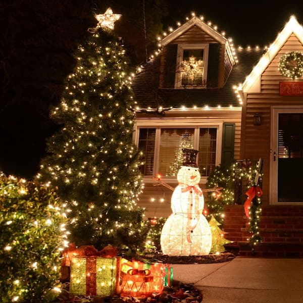 Adrinfly 100-Light 20FT Warm White Incandescent Christmas String