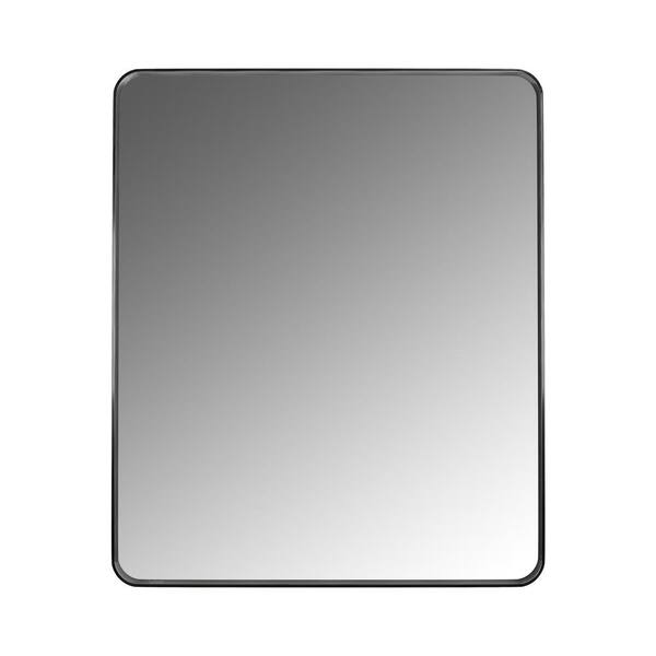 24 in. W x 30 in. H Rectangular Framed Wall Bathroom Vanity Mirror in