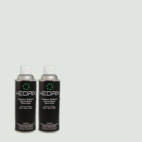 Hedrix 11 oz. Match of MQ3-51 Crystalline Falls Low Lustre Custom Spray Paint (2-Pack)