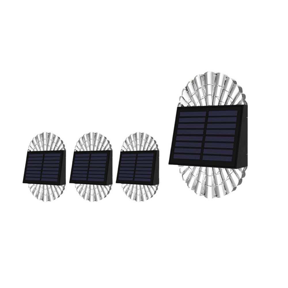 Solar Deck Post Lights Outdoor Waterproof LED Warm White 4 Pack for Fence Garden Yard Patio Decor Two Sides Lighting price history on PriceWatchPro