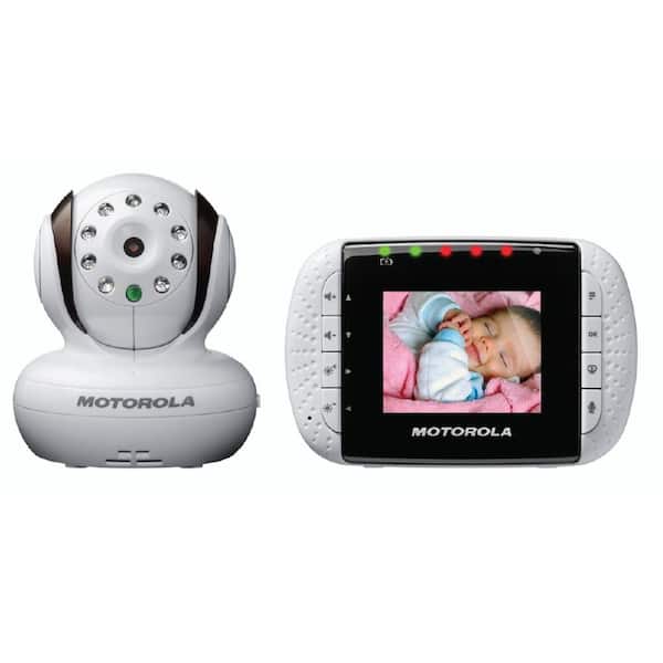 MOTOROLA 2.8 in. Wireless Digital Audio with Video Baby Monitor