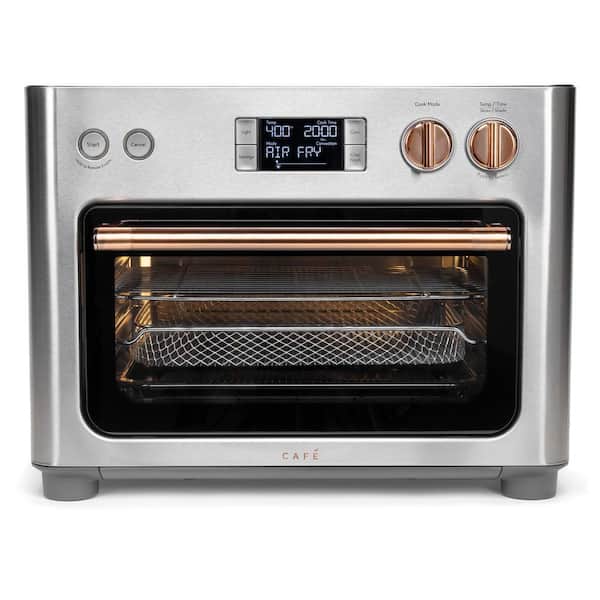 Cafe 1,800-Watt Stainless Steel Toaster Oven with 14-Modes Incl Air Fry, Bake, Broil, Roast, Toast, Slow Cook Wi-Fi Connected