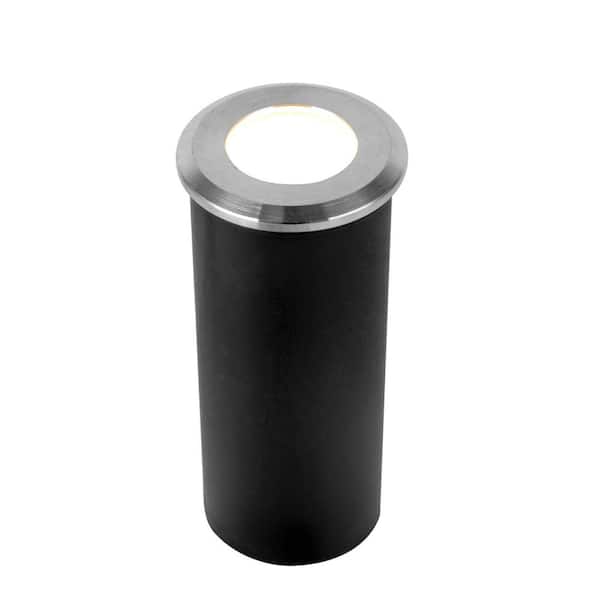 VONN Lighting 1-Watt 1.5 in. Low Voltage Stainless Steel Outdoor Integrated LED 3000K In-Ground Landscape Path Light