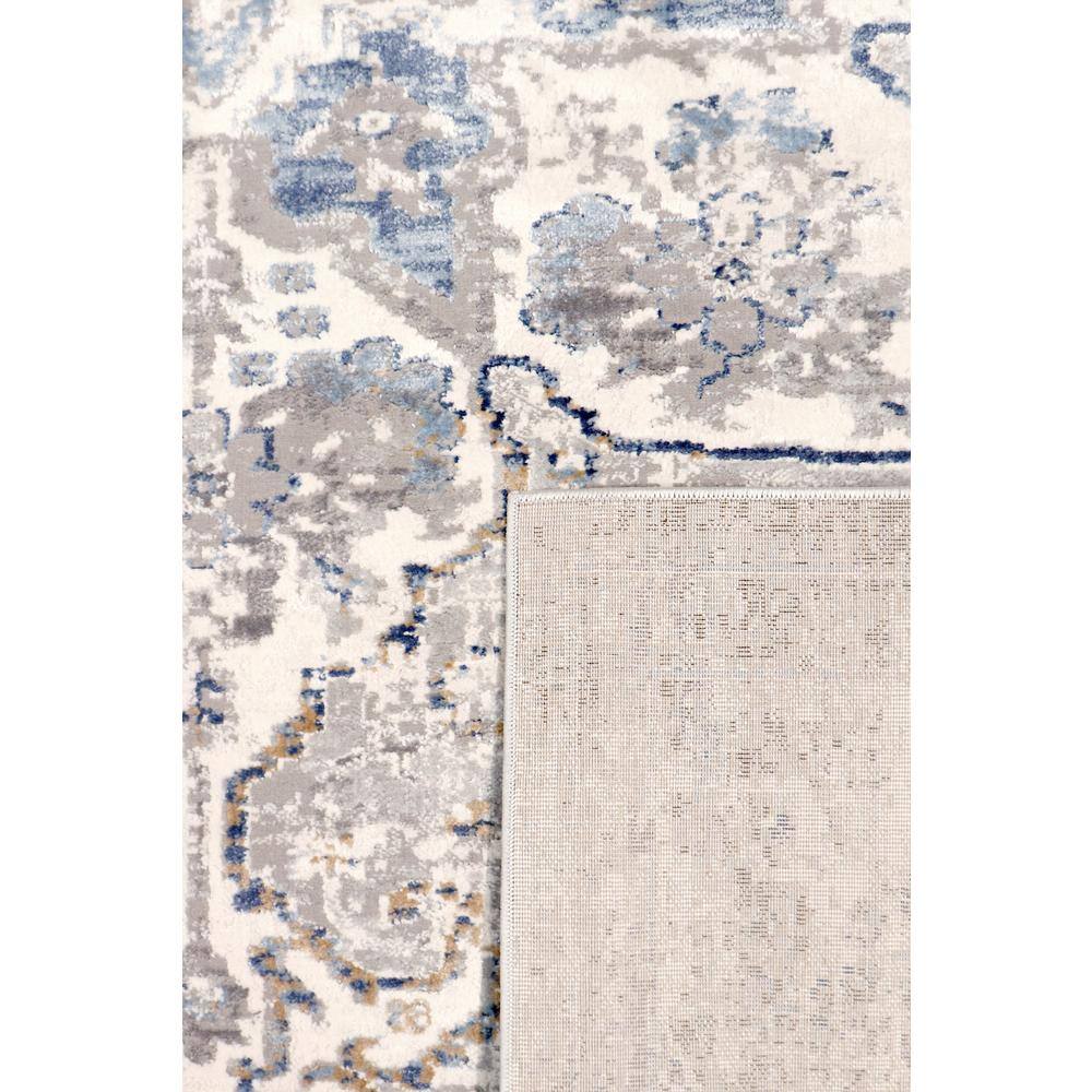 Handmade Gray Synthetic 4'x6' Easy-Care Rectangular Rug
