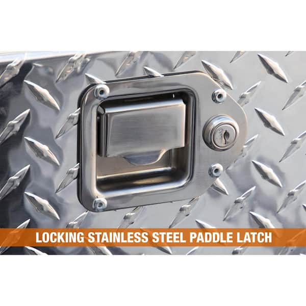 BUYERS PRODUCTS 18.5 in. x 15 in. x 49 in. Diamond Plate BUYERS PRODUCTS 18.5 in. x 15 in. x 49 in. Diamond Plate
