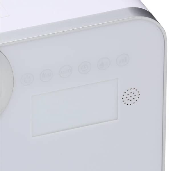 1.32 gal. Ultraconic Warm and Cool Mist Humidifier with Humidistat, Rooms up to 570 sq. ft. Blue/White, 90 Hour Runtime