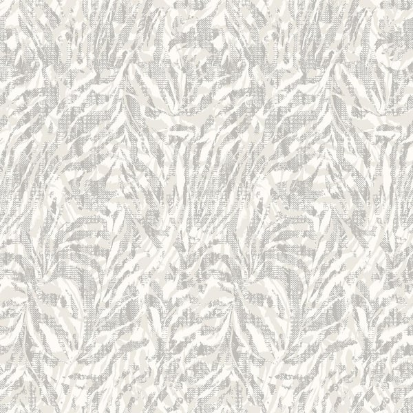 OhPopsi Davy Light Grey Zebra Wallpaper