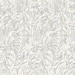 Davy Light Grey Zebra Wallpaper Sample