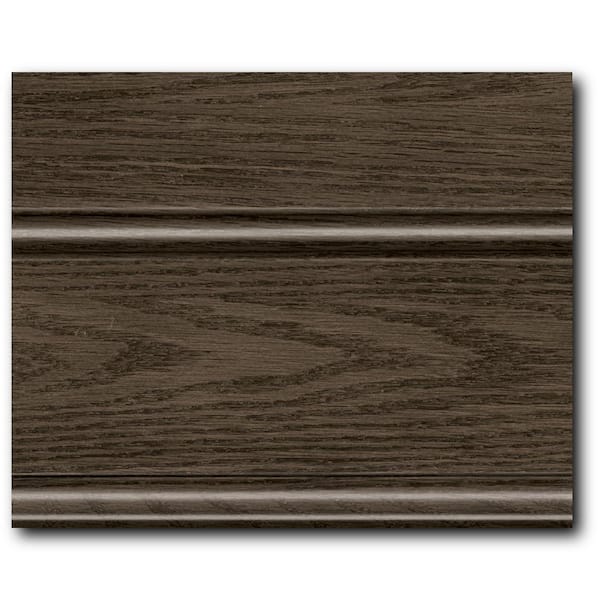 4 in. x 3 in. Finish Chip Cabinet Color Sample in Cannon Grey Oak