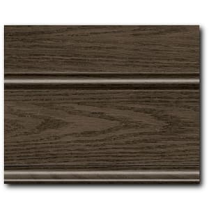 4 in. x 3 in. Finish Chip Cabinet Color Sample in Cannon Grey Oak