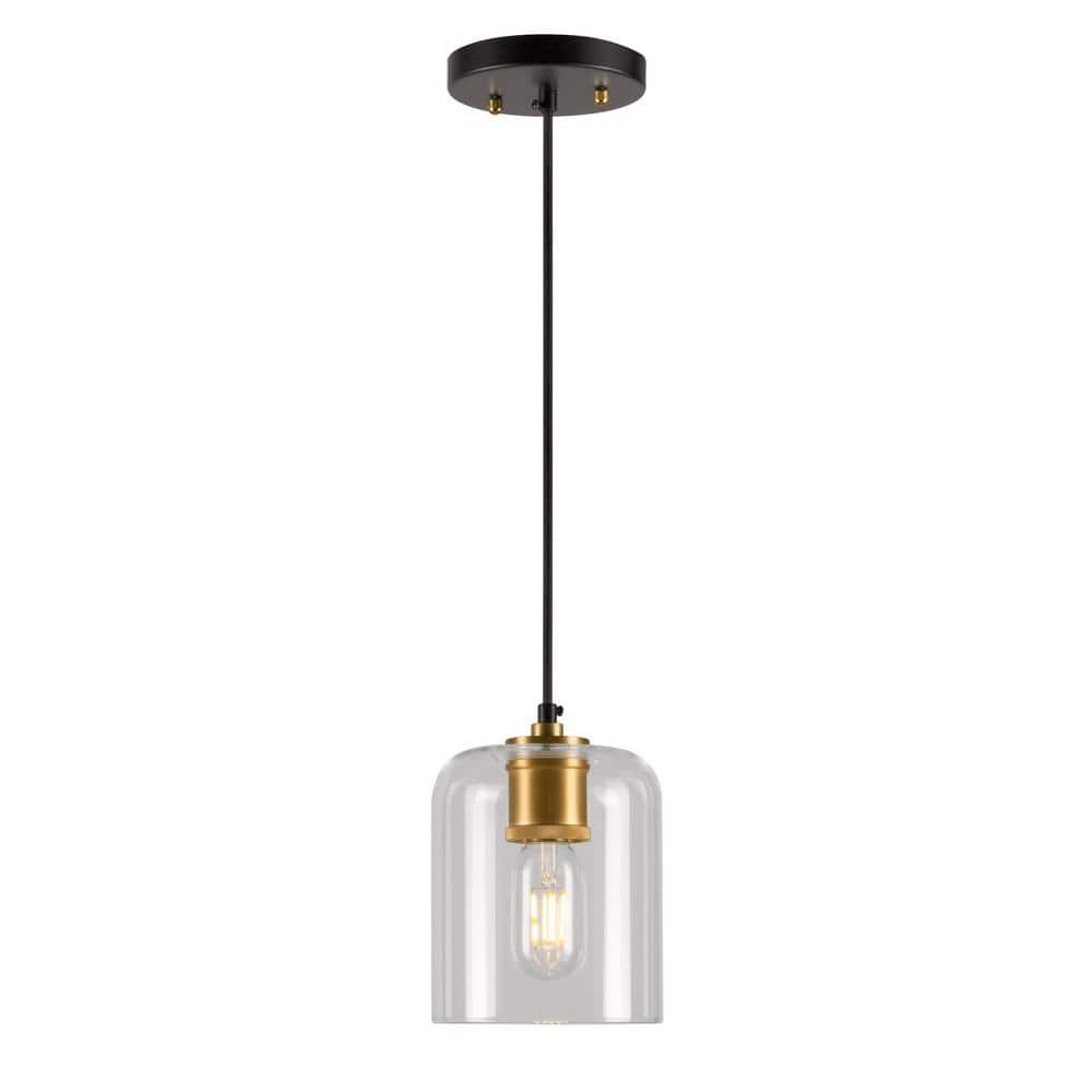 Forte Lighting - Tyrone - 1 Light Pendant In Transitional Style-7.5 Inches Tall