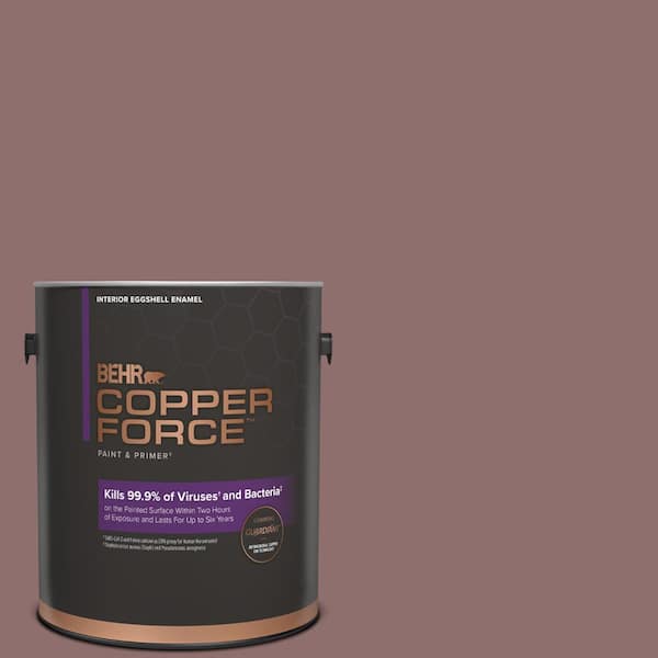 COPPER FORCE 1 gal. #MQ1-47 Touch of Class Eggshell Enamel Virucidal and Antibacterial Interior Paint & Primer
