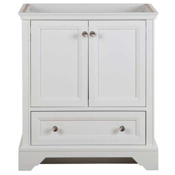 Home Decorators Collection Stratfield 30 In W X 22 D 34 H Bath Vanity Cabinet Only White Sf30 Wh The Depot - Home Decorators Collection Vanity Combo