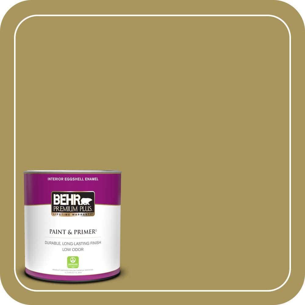 1 qt. #370F-6 Mossy Rock Eggshell Enamel Low Odor Interior Paint & Primer price history on PriceWatchPro