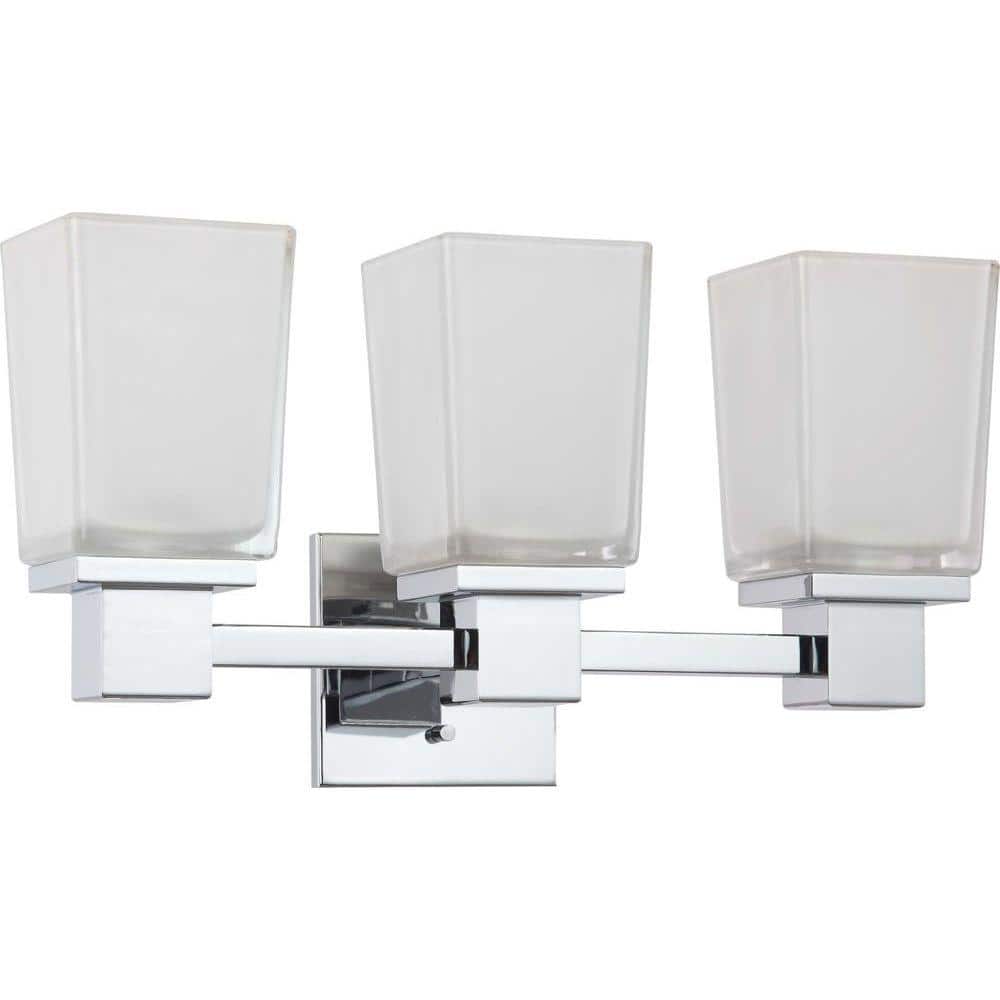 Parker 3-Light Polished Chrome Bath Vanity Light price history on PriceWatchPro