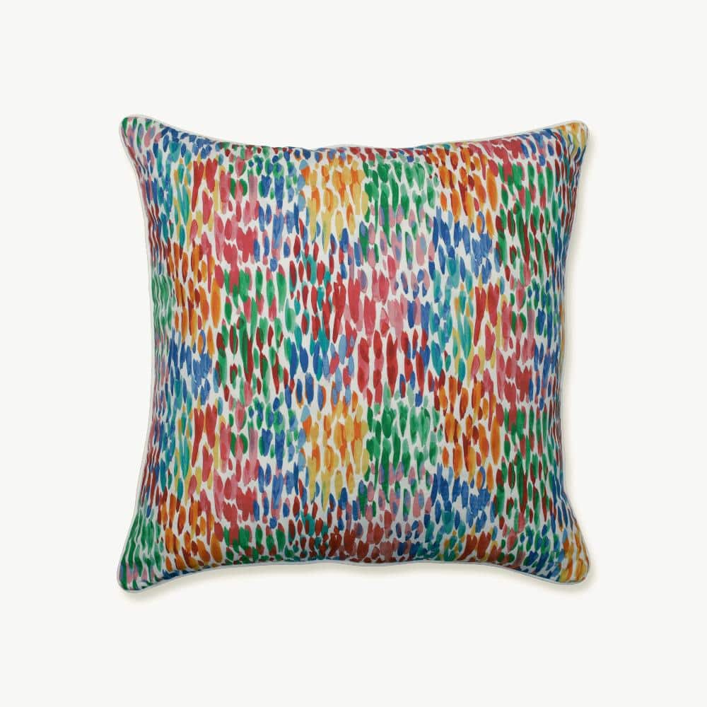 Pillow Perfect 498607 Outdoor New Geo con seduta in vimini