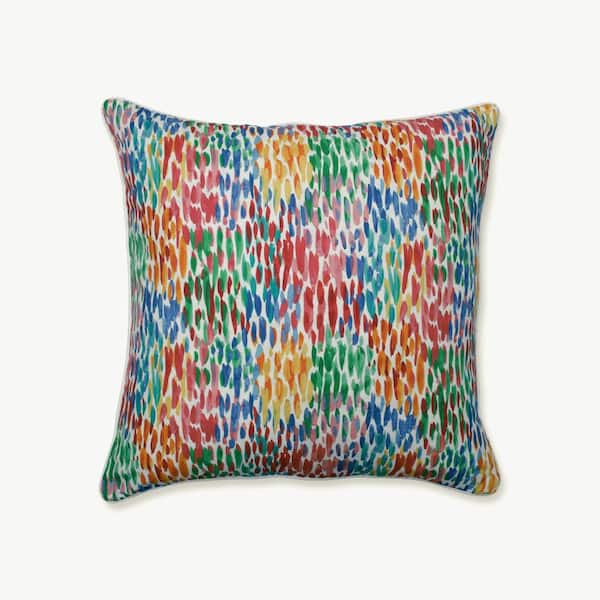 Pillow Perfect Blue Square Outdoor Square Throw Pillow