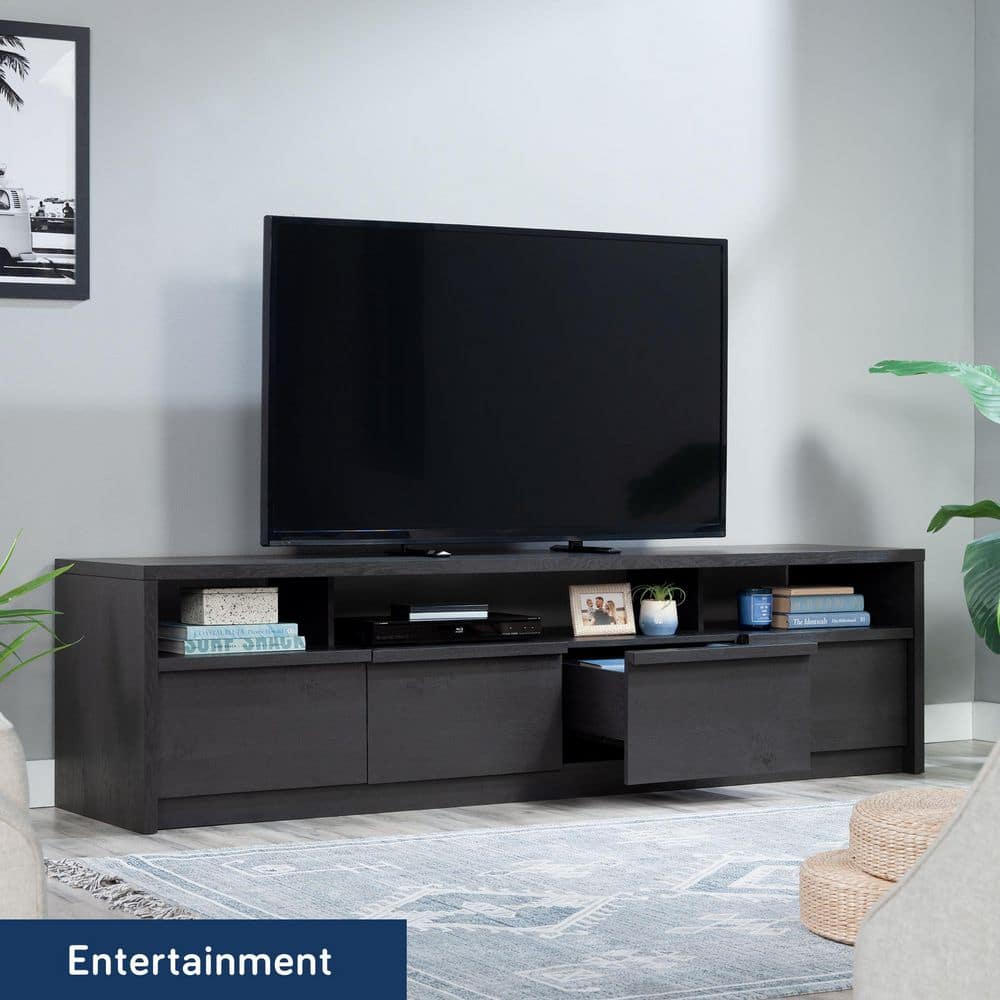SAUDER Misc Entertainment Raven Oak Engineered Wood Rectangular 80