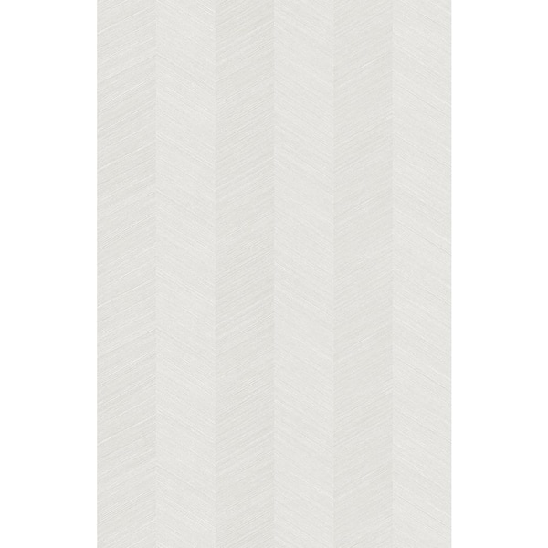 60.75 sq. ft. White Oak Chevy Hemp Embossed Vinyl Unpasted Wallpaper Roll