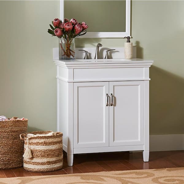Ashburn 30 in. W x 21.63 in. D Vanity Cabinet in White Ashburn 30 in. W x 21.63 in. D Vanity Cabinet in White