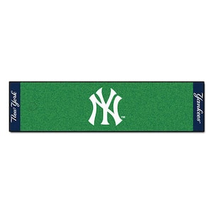 MLB New York Yankees 1 ft. 6 in. x 6 ft. Indoor 1-Hole Golf Practice Putting Green