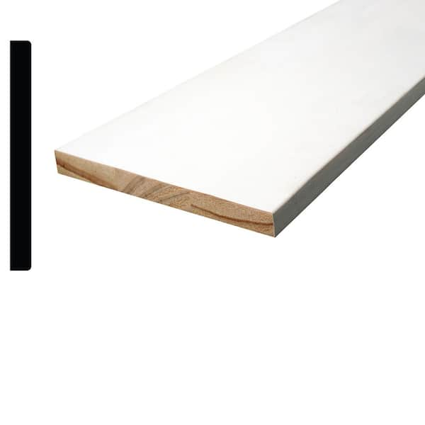 Kelleher 11/16 in. x 1-5/8 in. x 8 ft. Primed Pine #2 Wire Moulding P661PR  - The Home Depot