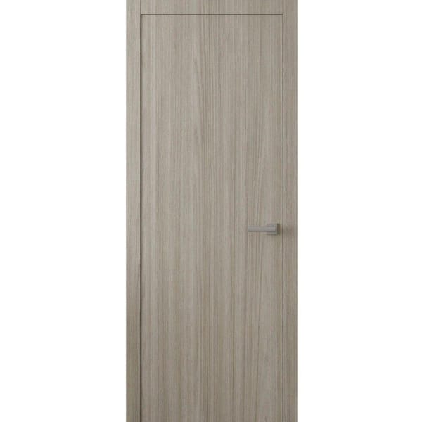 3011 32 in. x 80 in. Sold Core Oak Franko Color Wood Interior Door Kit with Quick Assemble Jamb