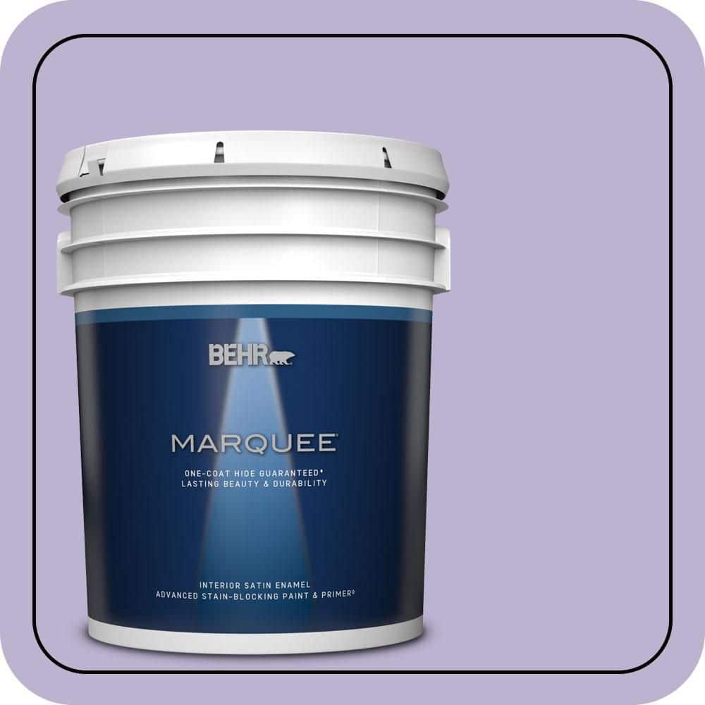 5 gal. #M560-3 Grape Hyacinth Satin Enamel Interior Paint & Primer price history on PriceWatchPro