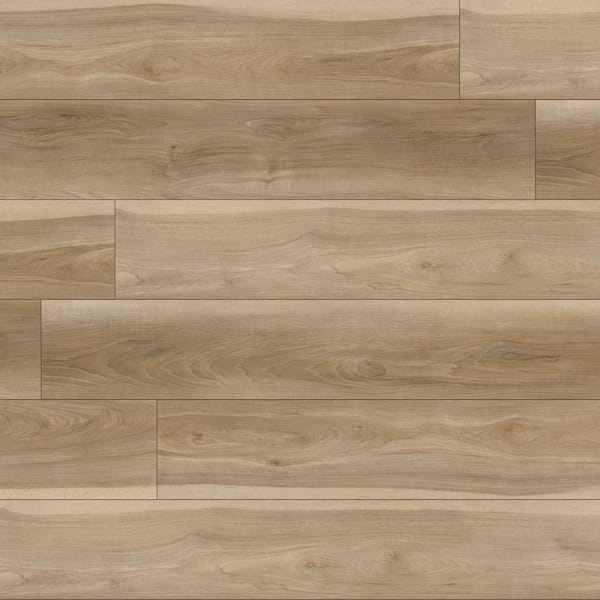 Grey Blonde Rigid Core Luxury Vinyl Plank - Cork Back