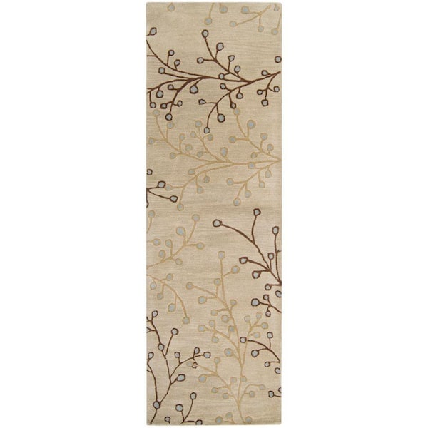 Livabliss Bari Ivory 2 ft. 6 in. x 8 ft. Runner