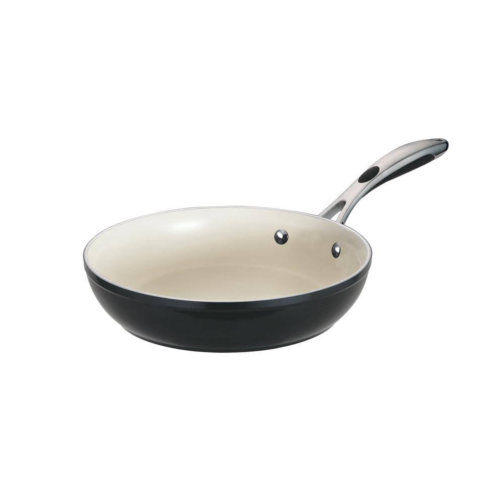 Tramontina 5-Quart All-In-One Ceramic Non-Stick Pan Features: Cold