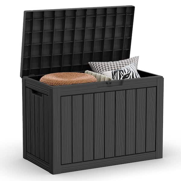 45 gal. Outdoor Resin Deck Box with Waterproof